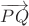 $\overrightarrow{PQ}$
