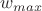 $w_{max}$