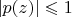 $|p(z)| \leqslant 1$