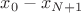 $x_0-x_{N+1}$