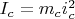 $I_c =m_ci_c^2 $