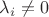 $\lambda_i\ne0$