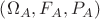 $\[\left( {{\Omega _A},{F_A},{P_A}} \right)\]$