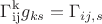 $$\Gamma_{\operatorname{ij}}^{\operatorname{k}}g_{ks}=\Gamma_{ij,s}$$