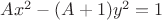 $Ax^2-(A+1)y^2=1$