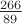 $\frac{266}{89}$