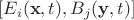 $[E_i(\mathbf{x},t),B_j(\mathbf{y},t)]$