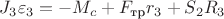 $J_3 \varepsilon_3 = - M_c + F_\text{тр} r_3 + S_2 R_3$