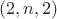 $(2,n,2)$