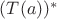 $(T(a))^*$