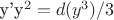 y'y^2 = d(y^3)/3$ y'y^2 = d(y^3)/3$