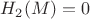 $H_{2}(M)=0$
