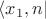 $\langle x_1, n |$