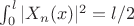 $\int_0^l |X_n(x)|^2=l/2$