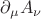 $\partial _{\mu}A_{\nu}$