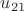$u_{21}$