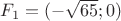 $F_1=(-\sqrt{65};0)$