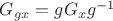 $G_{gx}=gG_xg^{-1}$