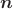 $\boldsymbol  n$