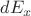 $dE_{x}$
