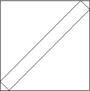 $\begin{picture}(100,100) \put(0,0){\line(1,0){100}} \put(0,0){\line(0,1){100}} \put(100,0){\line(0,1){100}} \put(0,100){\line(1,0){100}} \put(0,10){\line(1,1){90}} \put(10,0){\line(1,1){90}} \put(10,0){\line(-1,1){10}} \put(100,90){\line(-1,1){10}} \end{picture}$