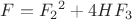 $F={F_2}^2+4HF_3$ $F={F_2}^2+4HF_3$