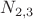 $N_{2,3}$