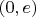$(0,e)$