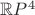 $\mathbb{R}P^4$