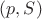 $(p, S)$