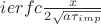 $ierfc \frac{x}{2\sqrt{a \tau_{imp}}}$