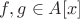 $f,g\in A[x]$