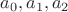 $ a_0, a_1, a_2 $