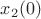 $x_2 (0)$