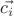 $\vec{c_{i}}$ $\vec{c_{i}}$
