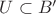 $U\subset B'$