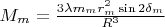 $M_m=\frac{3\lambda m_m r_m^2\sin2\delta_m}{R^3}$