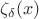 $\zeta_{\delta}(x)$