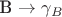 B \to \gamma_B