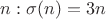 $n: \sigma(n)=3n$