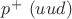 $p^{+}$ $\left ( uud \right )$