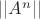 $||A^n||$