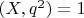 $(X,q^2) = 1$