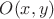 $O(x,y)$