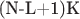 (N-L+1)K