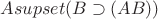 $A supset (B \supset (A & B))$
