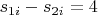 $s_{1i}-s_{2i}=4$