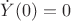 $\dot Y(0)=0$