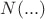 $N(...)$