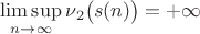 $\limsup\limits_{n\to\infty}\operatorname{\nu}_2\bigl(s(n)\bigr)=+\infty$